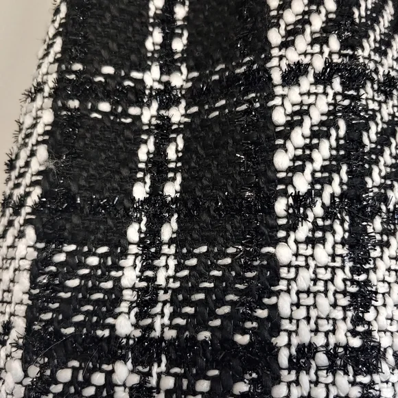 NWT Cato Black and White Checkered Mini Skirt 12 - Picture 3 of 9